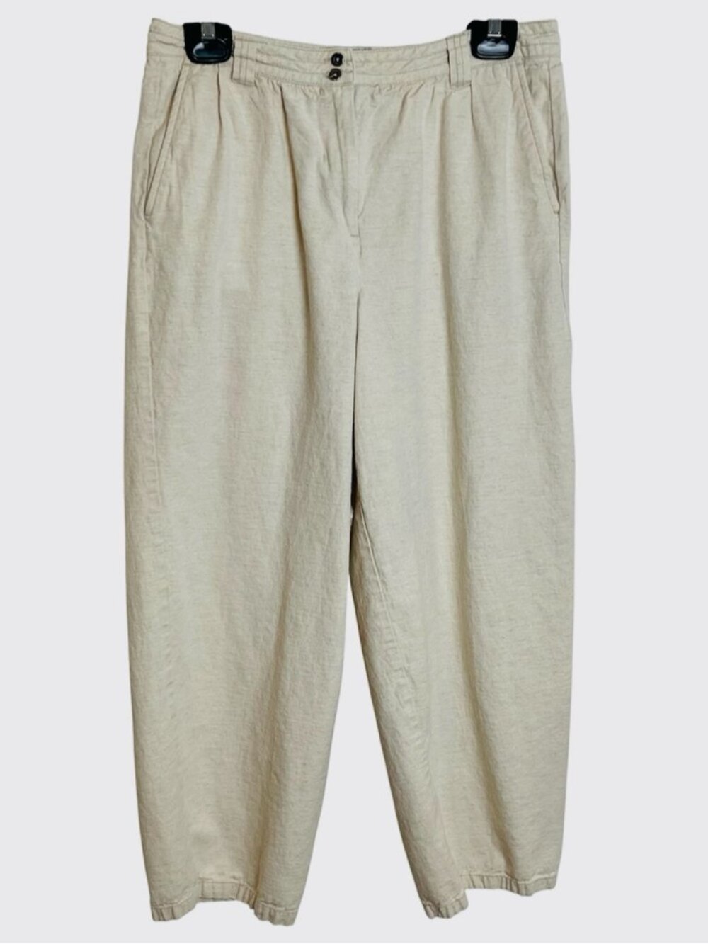 KOTN High-Waisted Tapered Trouser Natural / Oatmeal 10